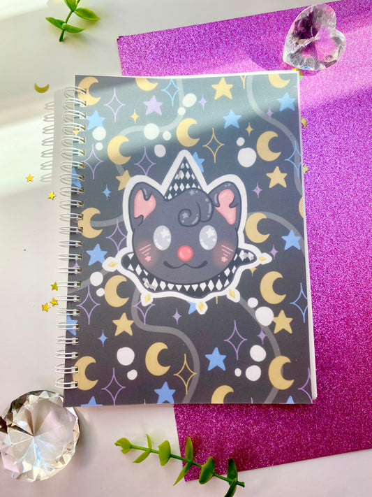 Black Cat Clown Sticker Book