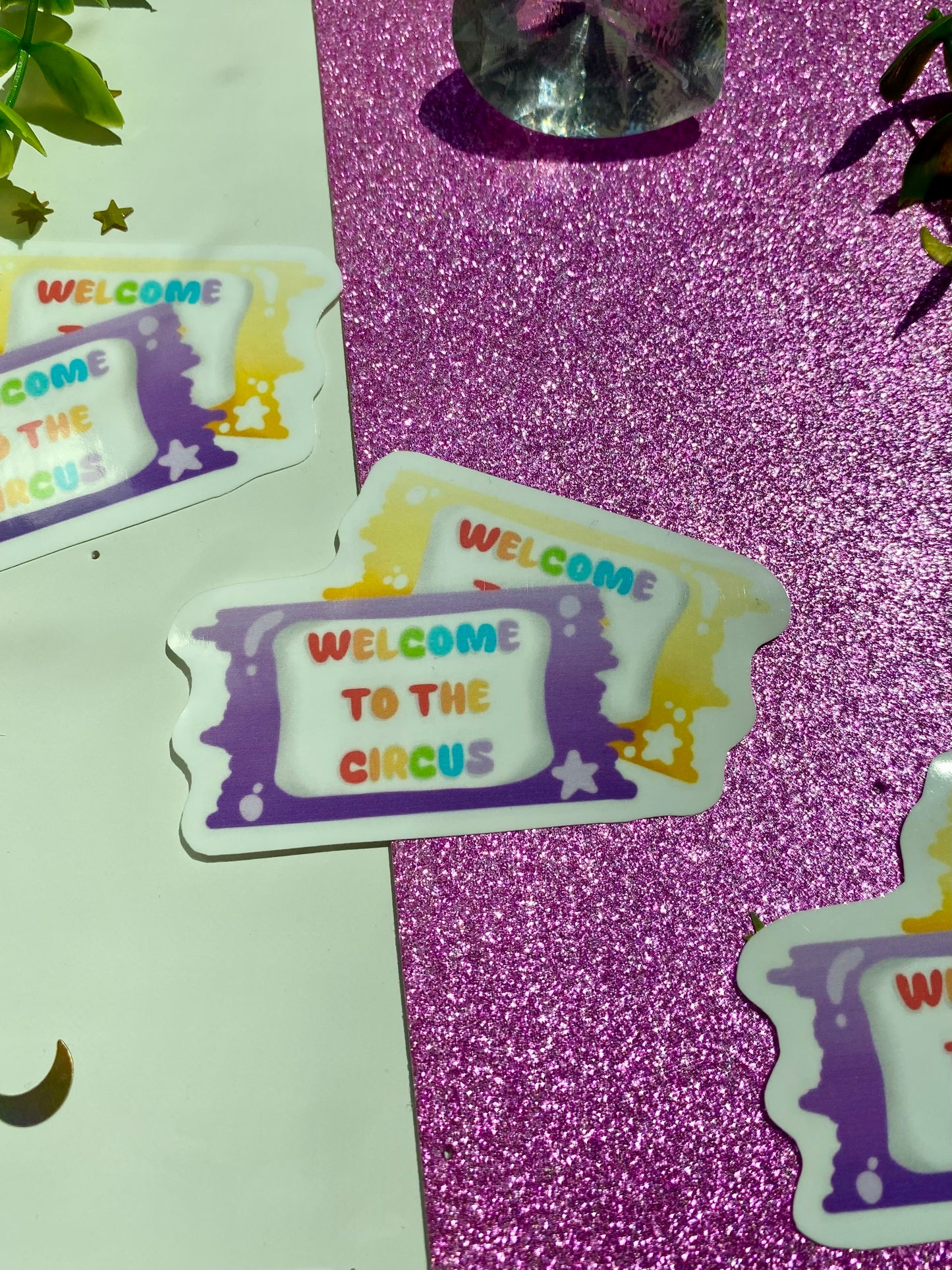 Welcome to the Circus waterproof Sticker