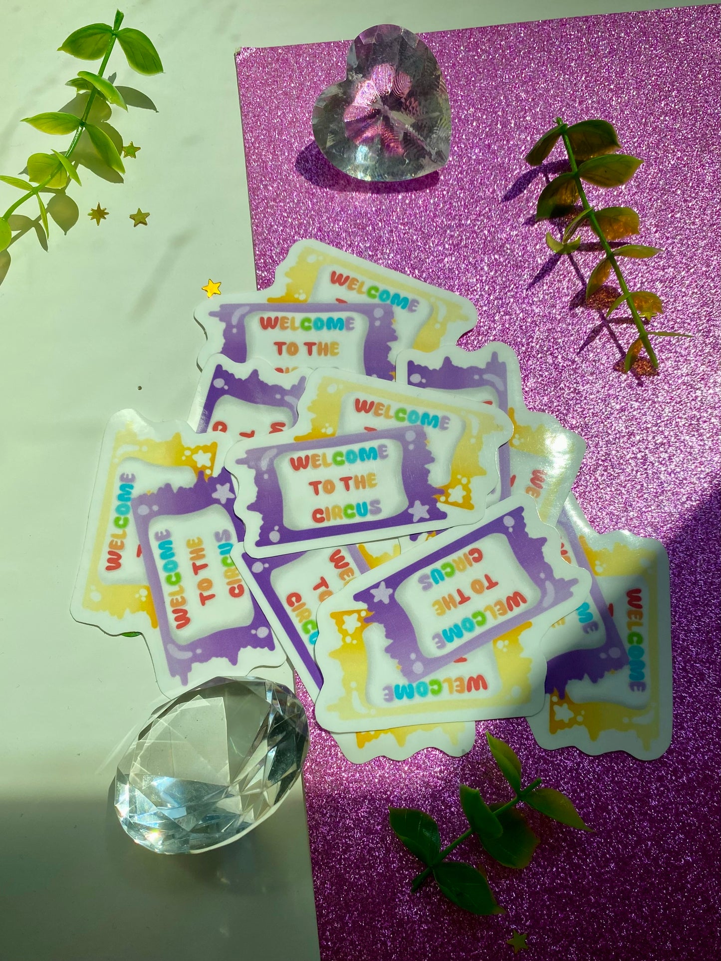 Welcome to the Circus waterproof Sticker