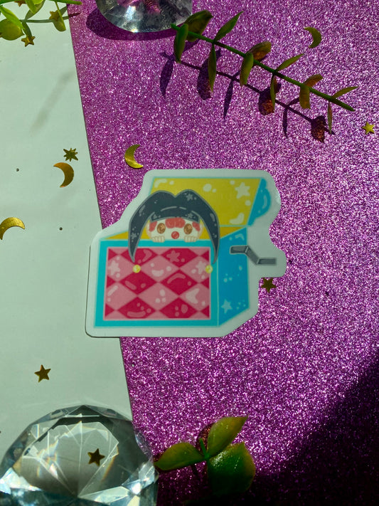 Jack In The Box Waterproof Sticker