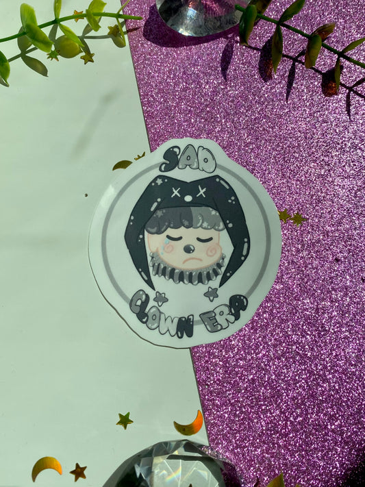 Sad Clown Era Waterproof Sticker